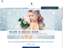 Tablet Screenshot of angelicasdesign.com